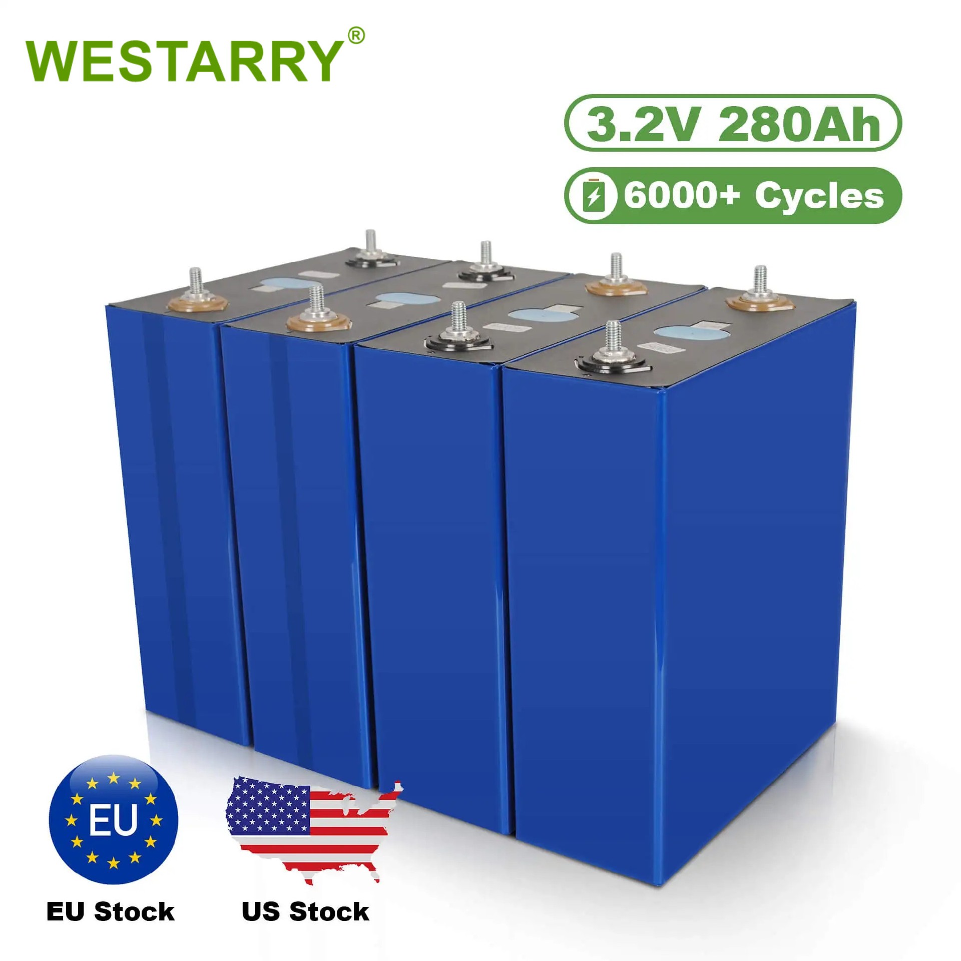 Westarry Lithium Iron Phosphate Battery Cell 3.2v 280ahlithium Iron Phosphate Lifepo4 Cells
