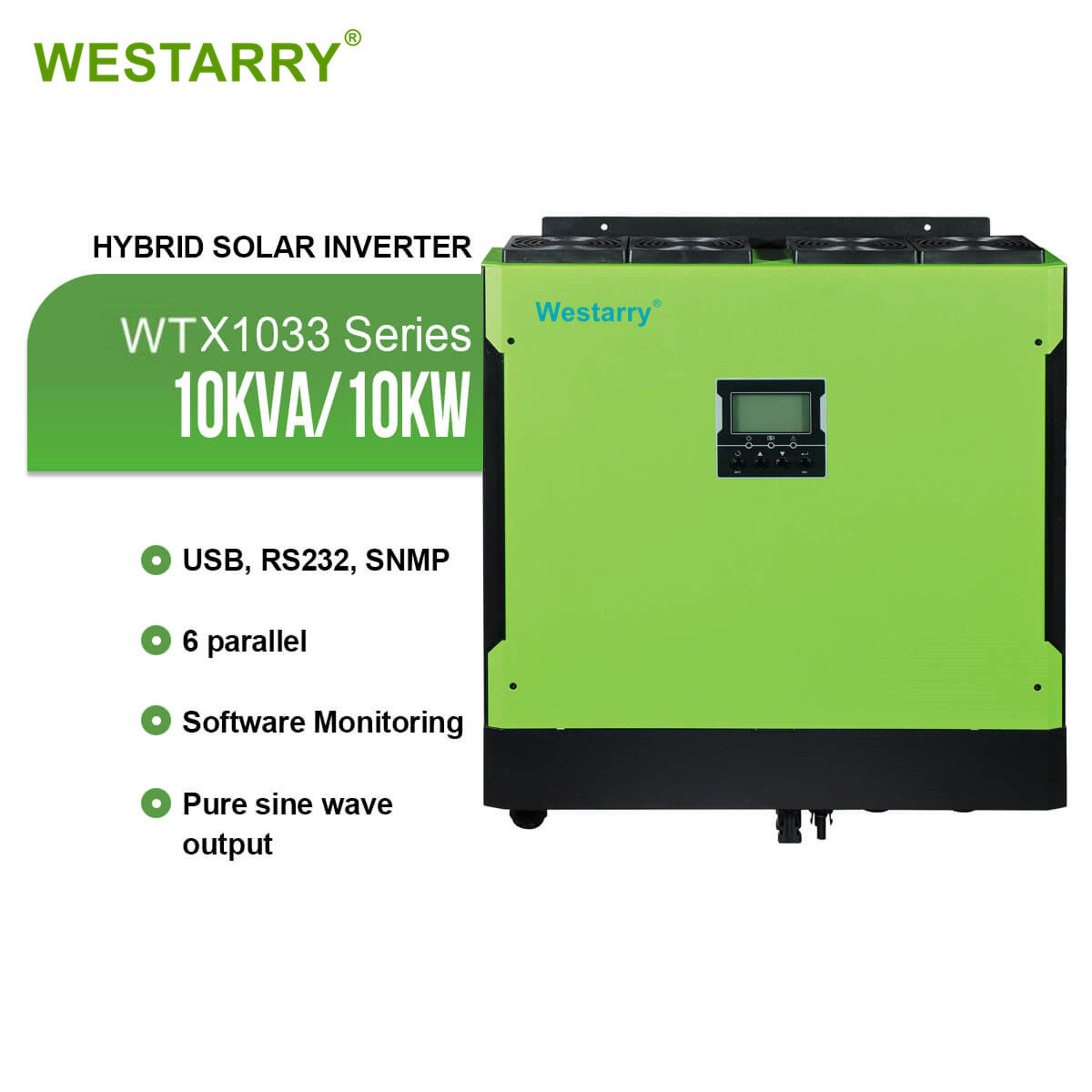 Westarry On Off Grid10kw Hybrid Solar Inverter 48v Mpp Inverter Solar Power System