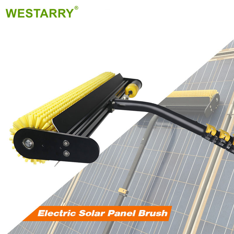 Westarry Automatic Solar Cleaning Machine Electric Solar Panel Cleaning Rotating Brush