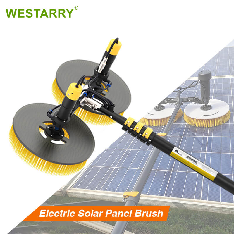 Westarry Solar Panel Cleaning Tool Equipment Double Head Solar Panel Cleaning Brush