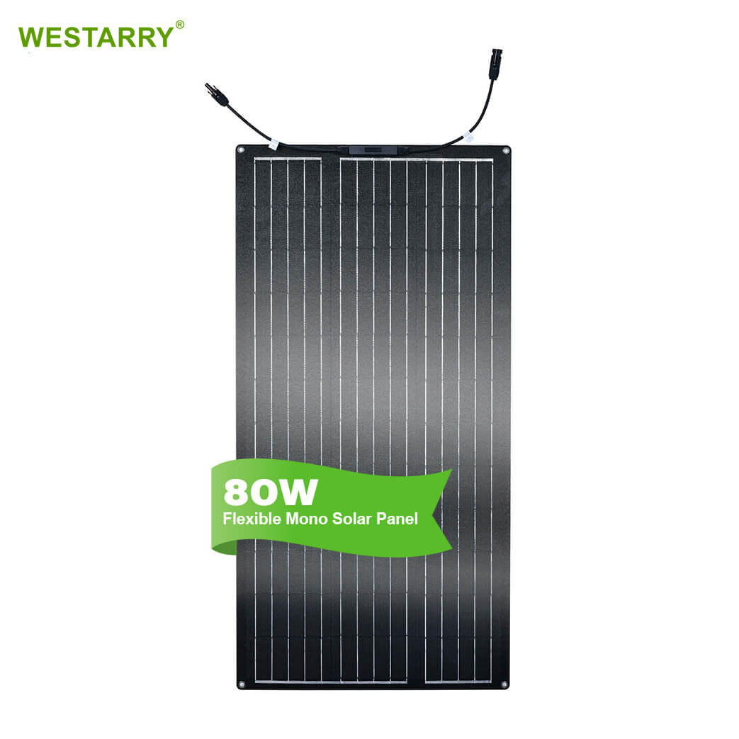 Westarry Flexible Solar Panels 80w Cigs Thin Film Solar Cell 5 Year Workmanship Warranty Solar Panel Flexible