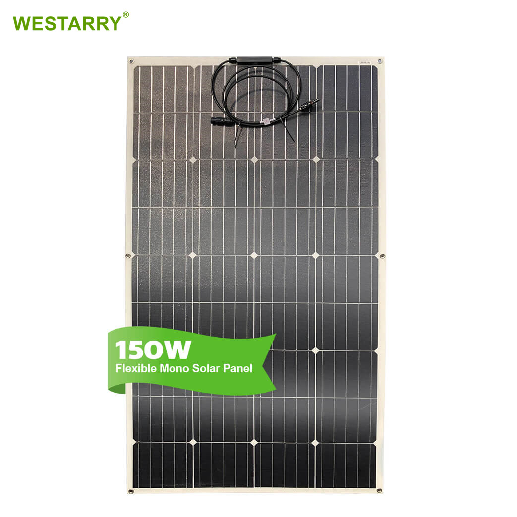 Westarry Monocrystalline 150w 18v  Rollable Solar Panel Flexibles Pv Solar Panel Film Flexible Solar Panels