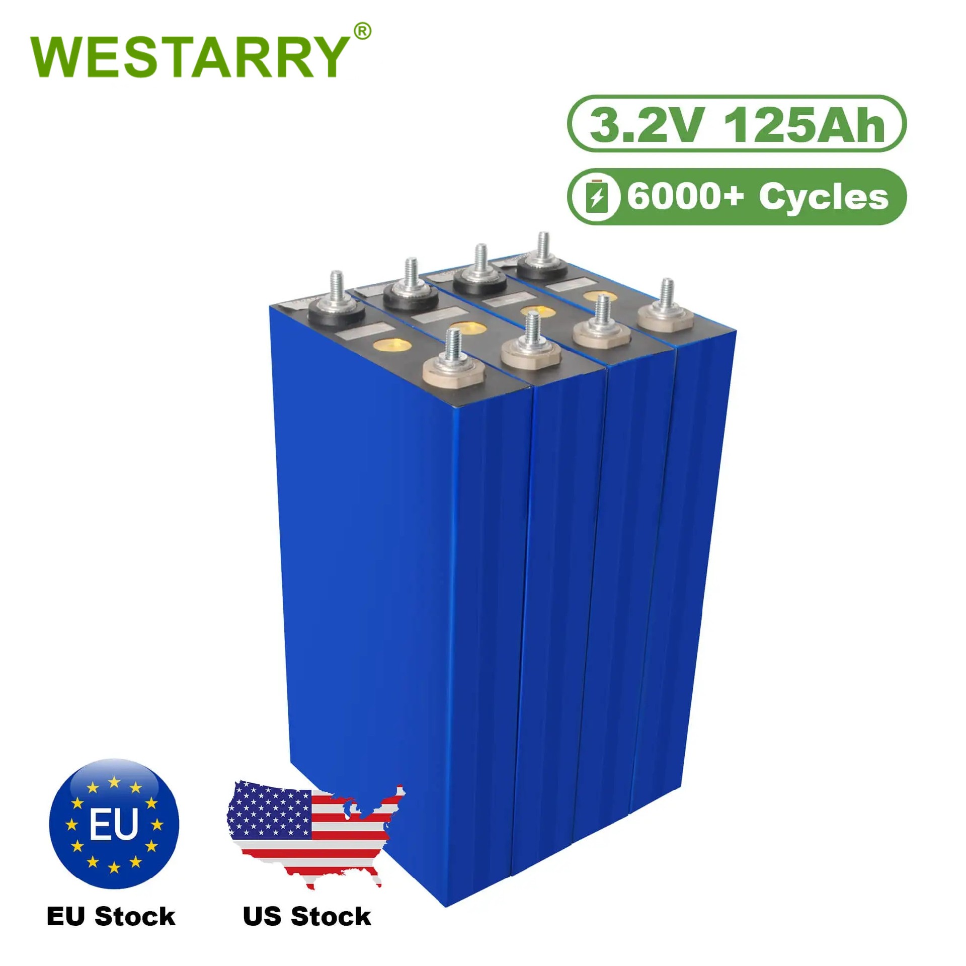 Westarry Lithium Ion Battery Lifepo4 Cell 125ah 3.2v Lifepo4 Battery