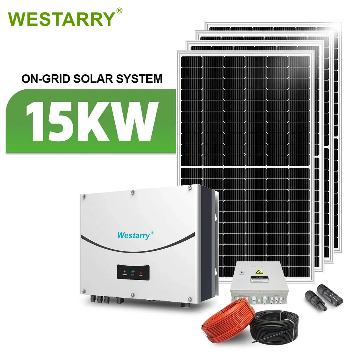 Westarry Home Solar Power System 15kw On Grid With Solar Panels Solar Energy System