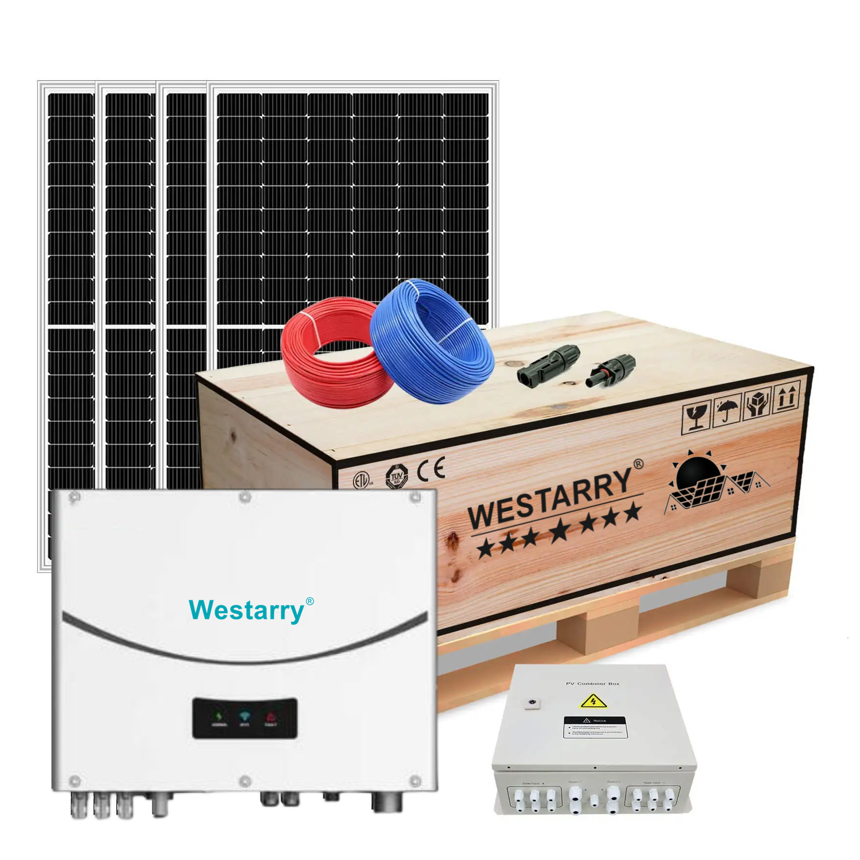 Westarry Home Solar Power System 15kw On Grid With Solar Panels Solar Energy System