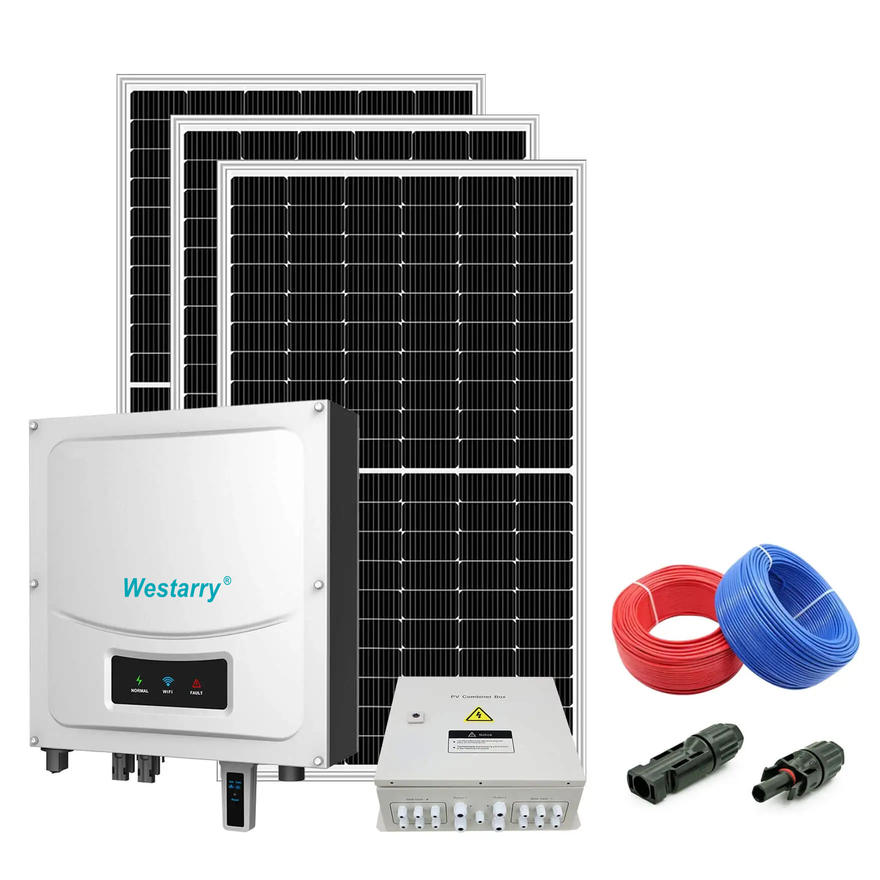 Westarry On-grid Solar System Hybrid Solar System On Grid 5kw Solar System