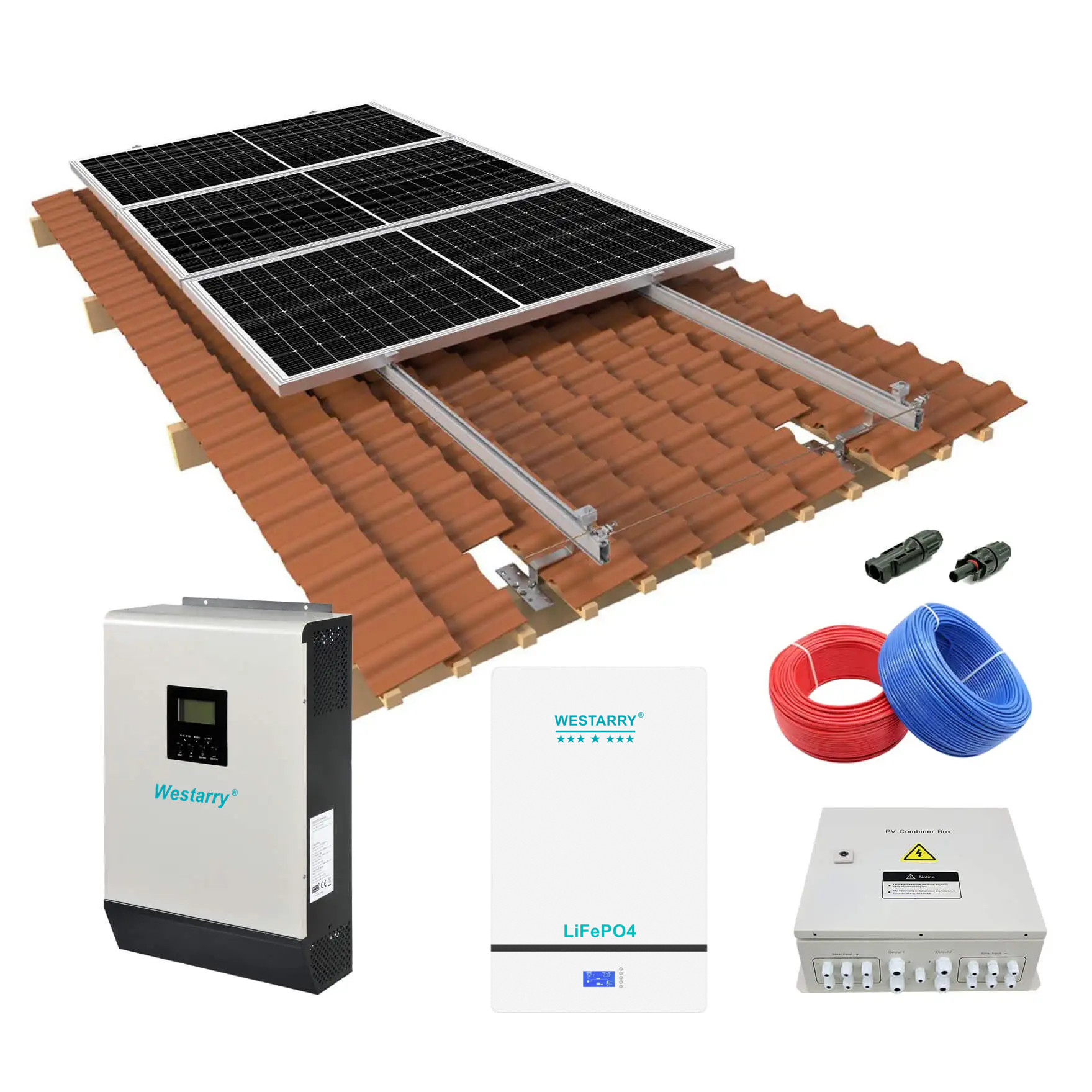 Westarry Solar Inverter Hybrid Systems 15kw Off Grid Hybrid Inverter Solar Energy System