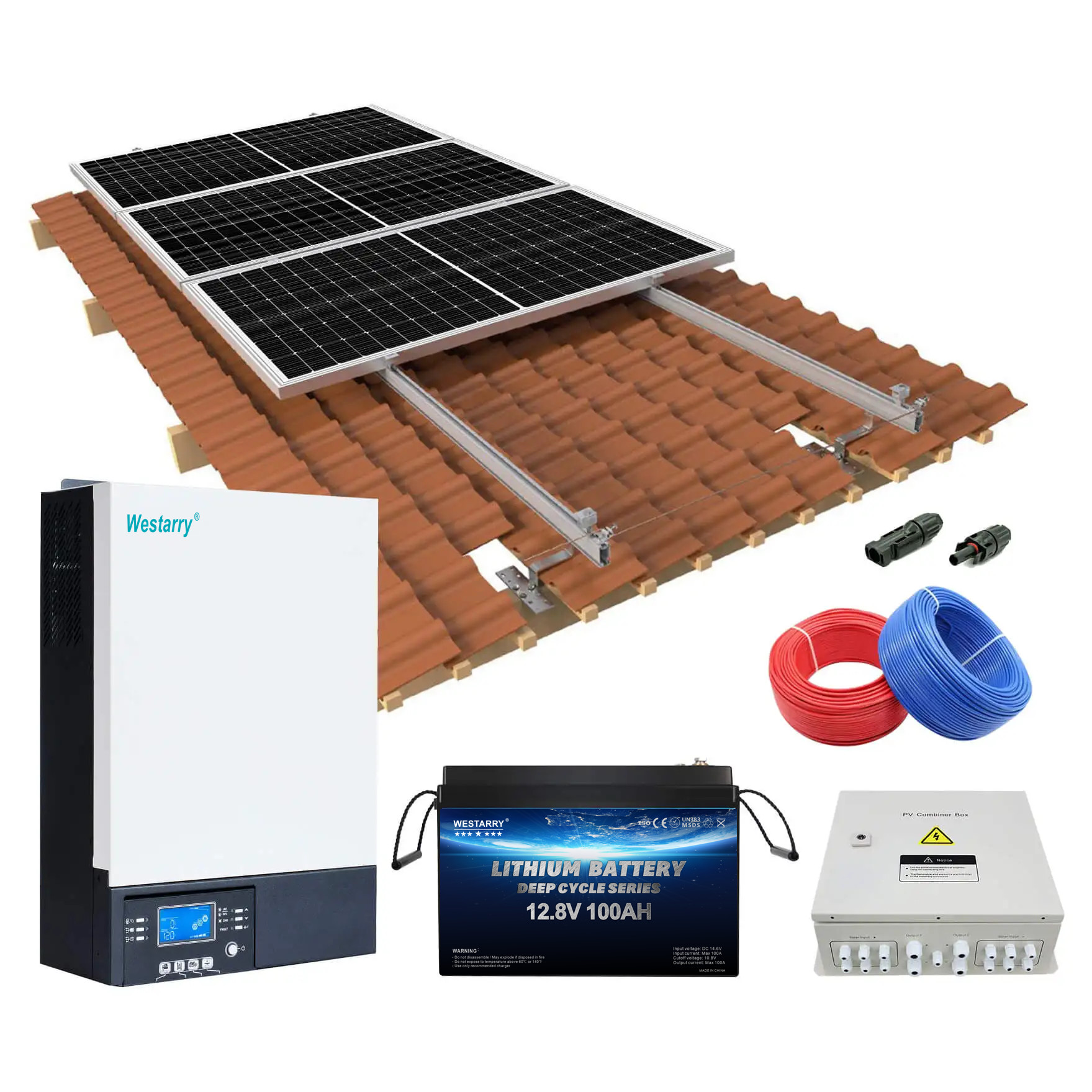 Westarry 3kw Off Grid Solar Kit Home Use Solar System For Power Generation