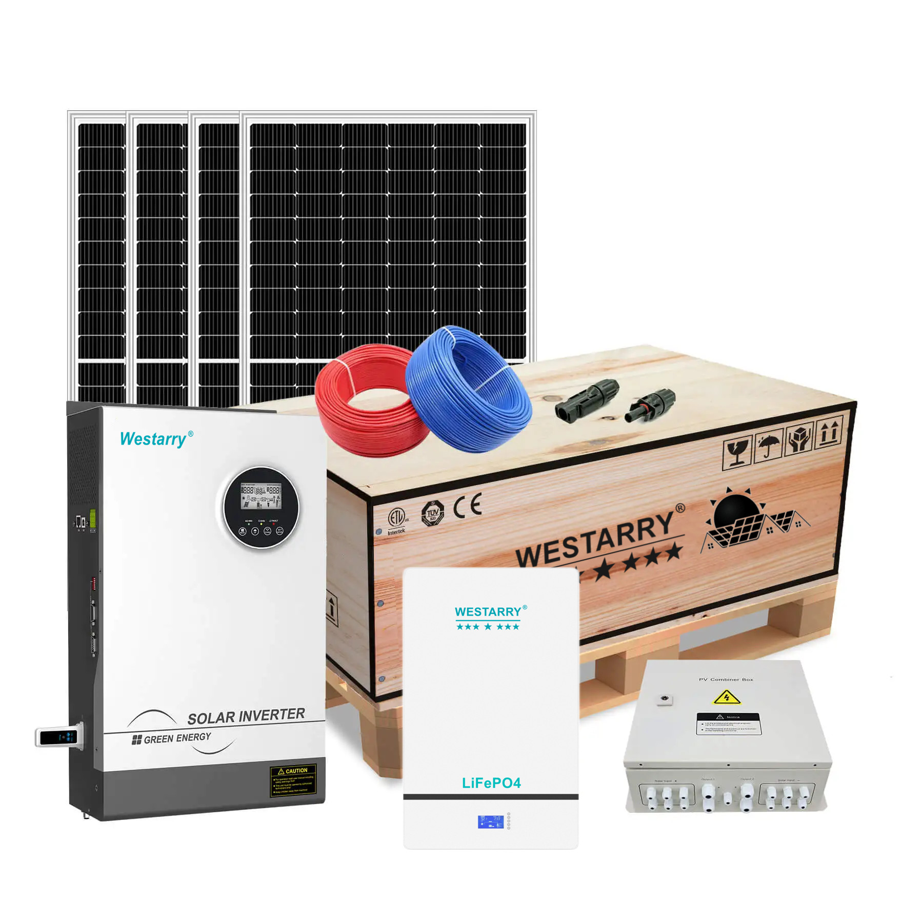 Westarry Complete Energy System Kit 15Kw Off Grid Home Solar Power System