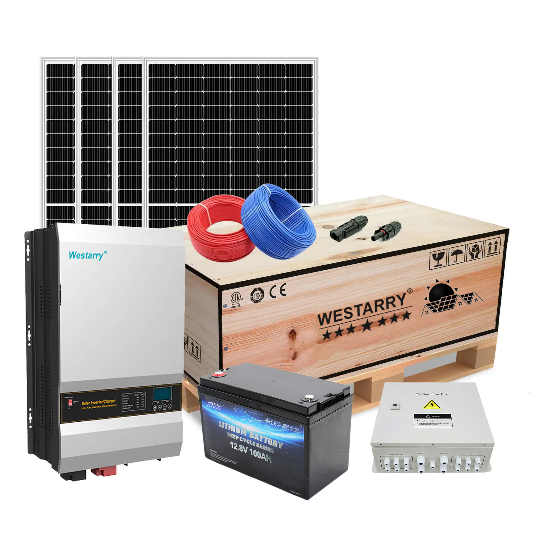 Westarry Solar Power System Home Solar System 3KW Off Grid Solar Energy System