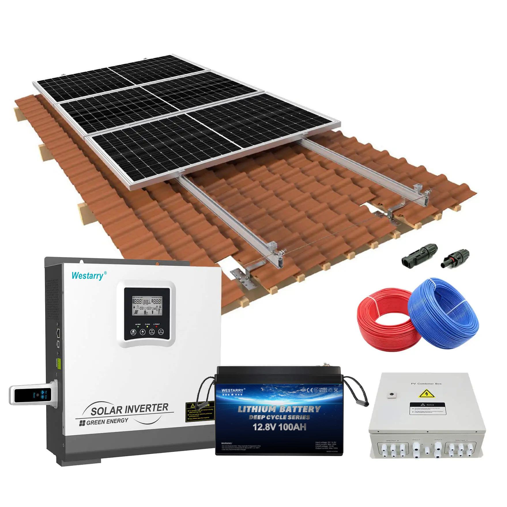 Westarry Solar Energy System Off Grid 3kw For Home 3KW Pv System House Use