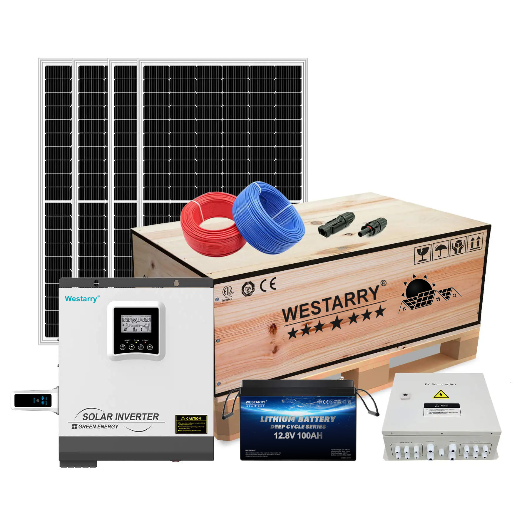 Westarry Solar Energy System Off Grid 3kw For Home 3KW Pv System House Use