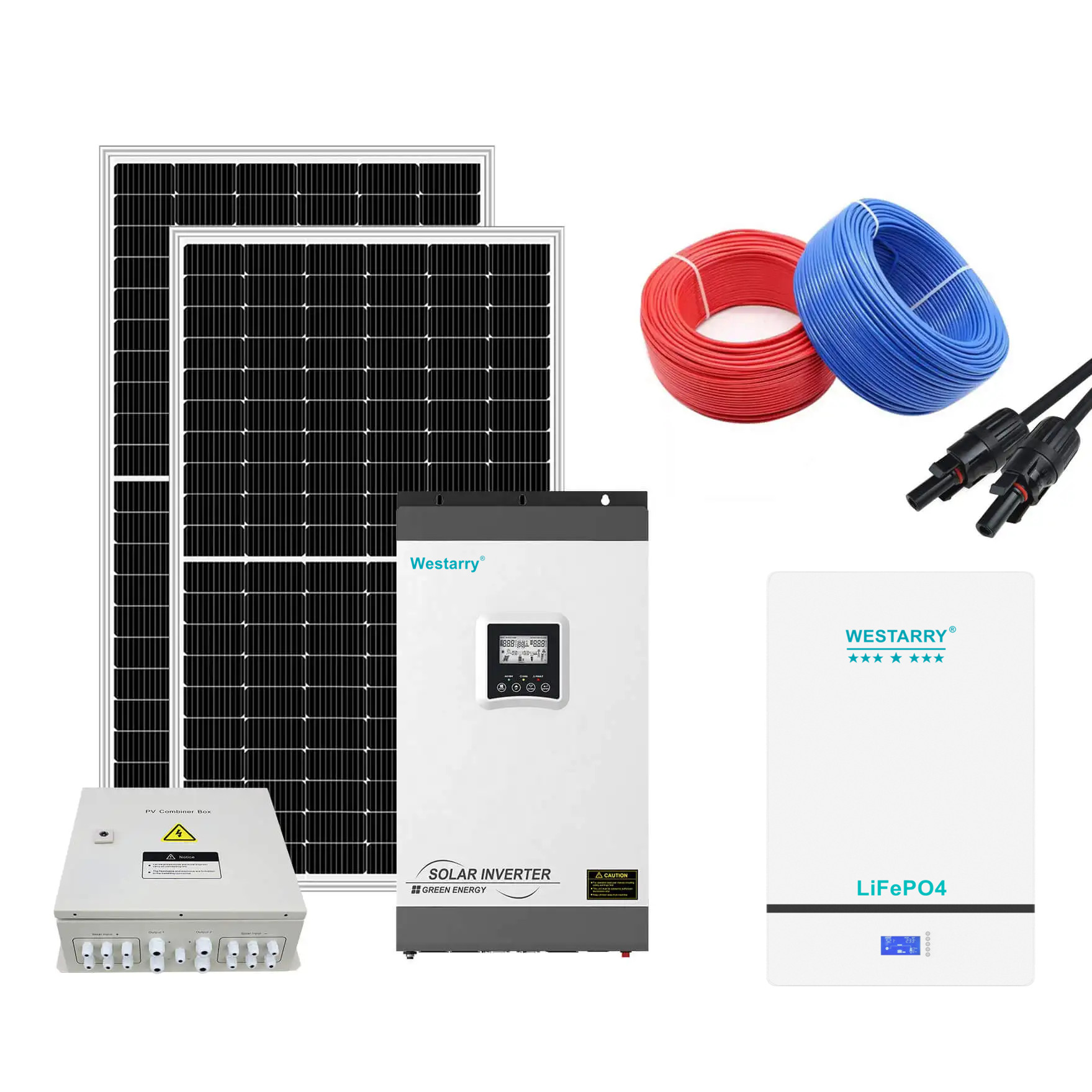 Westarry PV System Off Gird Solar Panel System 5kw Complete Solar System Off Grid