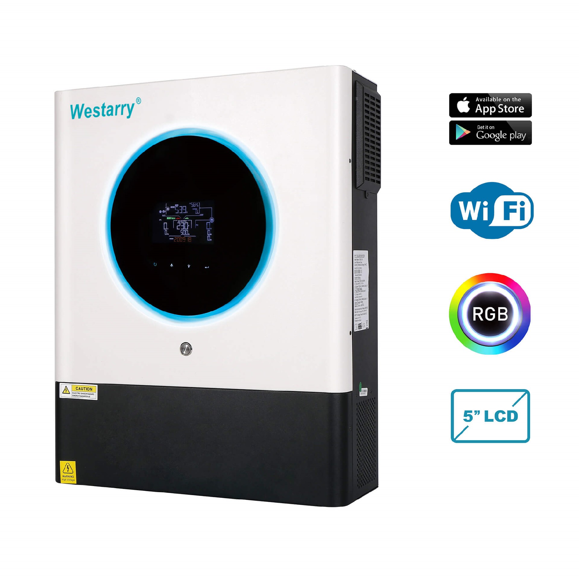 Westarry MAX II 8KW 8KVA 48V 230V Support Parallel 6 Units 8000W 8000VA Off Grid Hybrid Solar Inverter