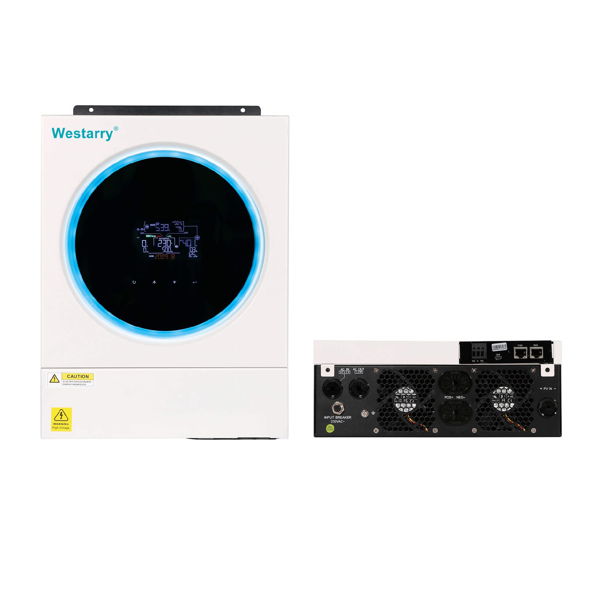 Westarry Hybrid On Off Grid 8kw Solar Inverter High Efficiency VM IV 5600KW Hybrid Inverter