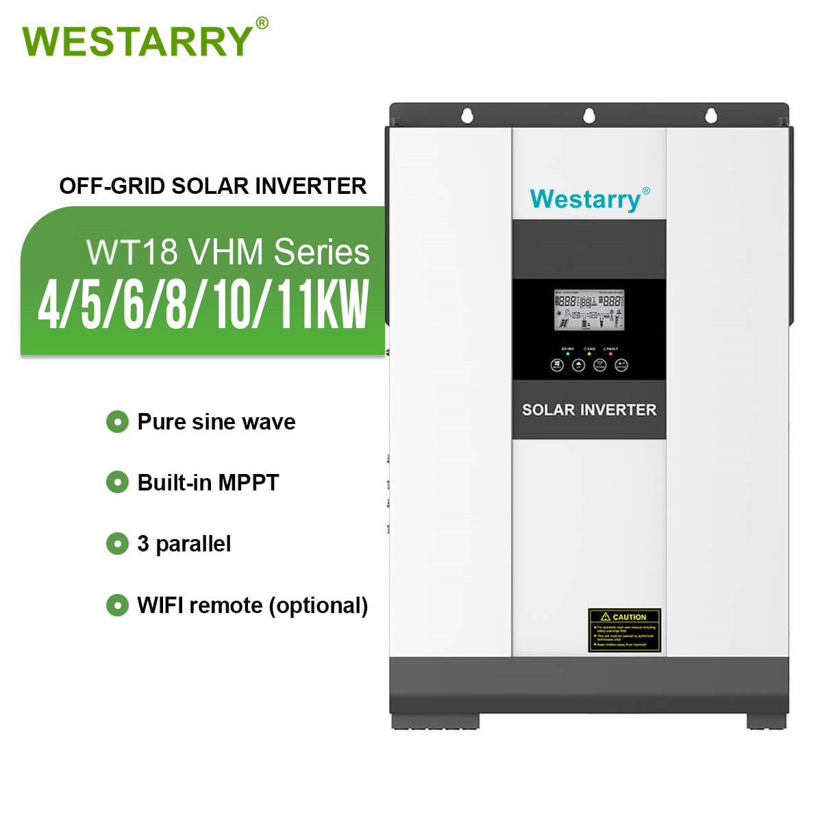Westarry 5500w 100000 Pure Sine Wave Inverter 3000w On Off Grid Hybrid Solar Inverter From China