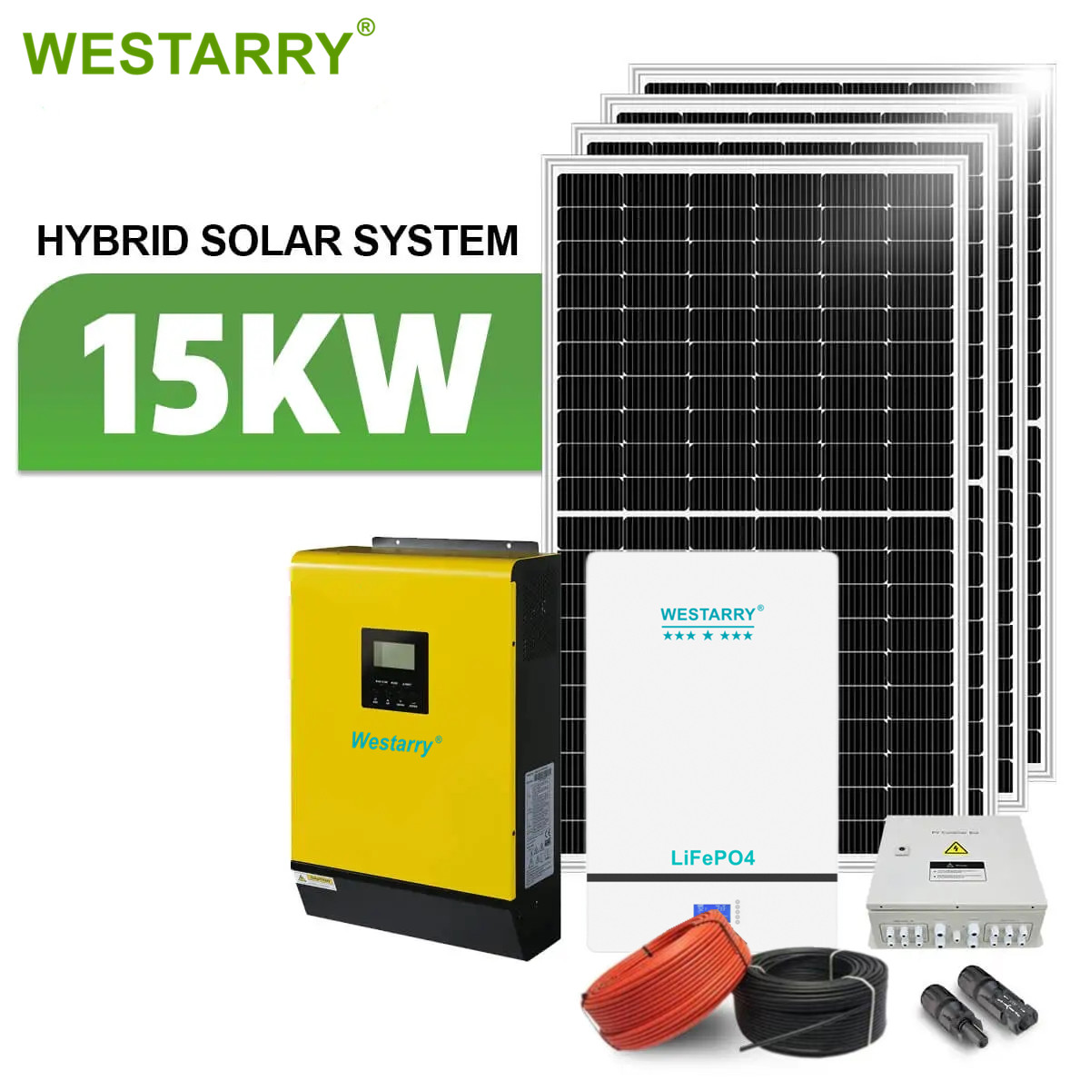 Westarry 15kw Solar System Home Power Solar Mounting System Hybrid Solar System
