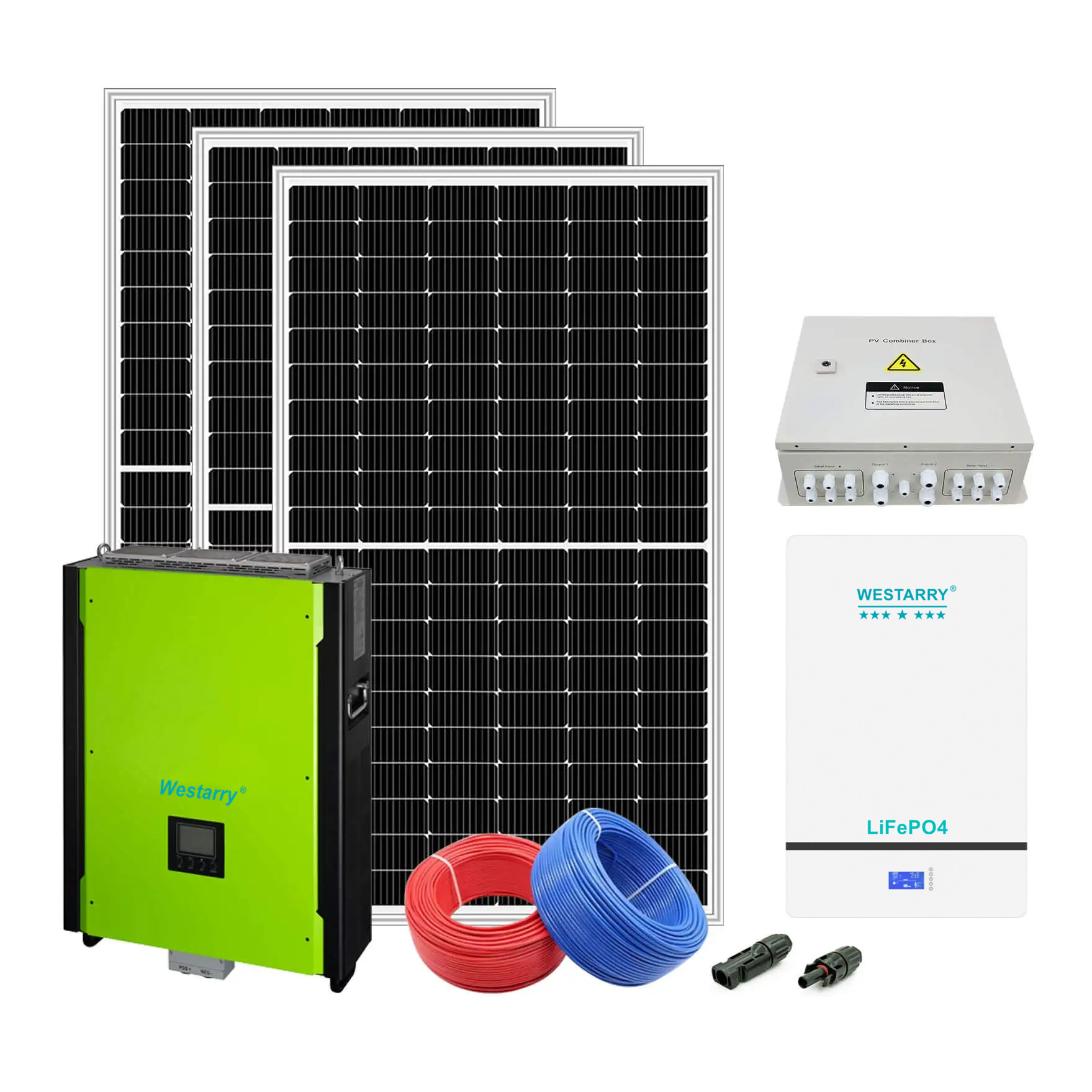 Westarry Complete Solar Energy System Home 15kw Off Grid Hybrid Solar Panel Power System